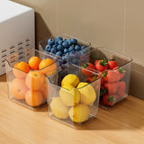 Caja de almacenamiento para puerta lateral de refrigerador: contenedor organizador de huevos y alimentos frescos