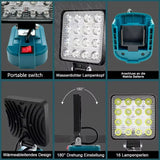 Cordless LED Work Light for 14.4V-18V Batteries