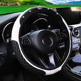 Universal Lycra Steering Wheel Cover – Lightweight, Stretch Fit & Sweat-Resistant (15-Inch)
