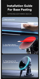 Essager RGB Magnetic Car Phone Holder – 15W Qi Wireless Charger & Magsafe Mount for iPhone & Samsung