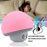 Portable Bluetooth Mushroom Speaker with Suction Cup Phone Stand