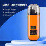 2-in-1 Electric Nose & Ear Hair Trimmer - Painless Grooming Kit for Men