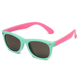 Gafas de sol clásicas de silicona para niños: protección UV400 para niños y niñas