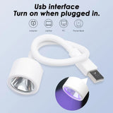 Mini UV LED Nail Lamp – Portable Gel Nail Dryer for Fast Curing at Home or Salon