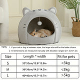 Cotton Cat Bed – Soft and Breathable Pet Sleeping Nest