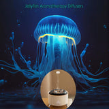 Volcano Jellyfish Mist Essential Oil Diffuser with 350ml Tank and LED Flame Lights