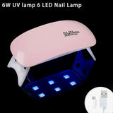 Portable UV LED Nail Lamp for Gel Polish – Rechargeable Mini Nail Dryer for Fast Curing