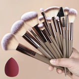 20-Piece Professional Makeup Brush Set for Flawless Beauty Application