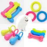 Dental Chew Toy for Small Dogs – Bite-Resistant Rubber Teeth Cleaning Ball