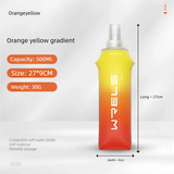 Botella de agua plegable para deportes al aire libre: portátil, apta para uso alimentario, a prueba de fugas para correr, hacer senderismo y andar en bicicleta
