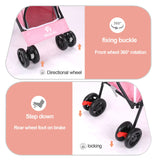Lightweight Folding Pet Stroller – Travel in Comfort & Style