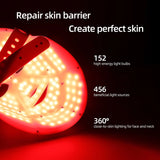 7-Color LED Face & Neck Mask for Skin Tightening, Rejuvenation, and Whitening – Wireless Photon Therapy