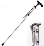 Adjustable Aluminum Hiking Walking Stick with Telescopic Folding Design
