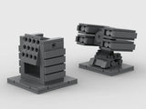Futuristic Spaceship Building Blocks – Sci-Fi Weapon Module DIY Kit