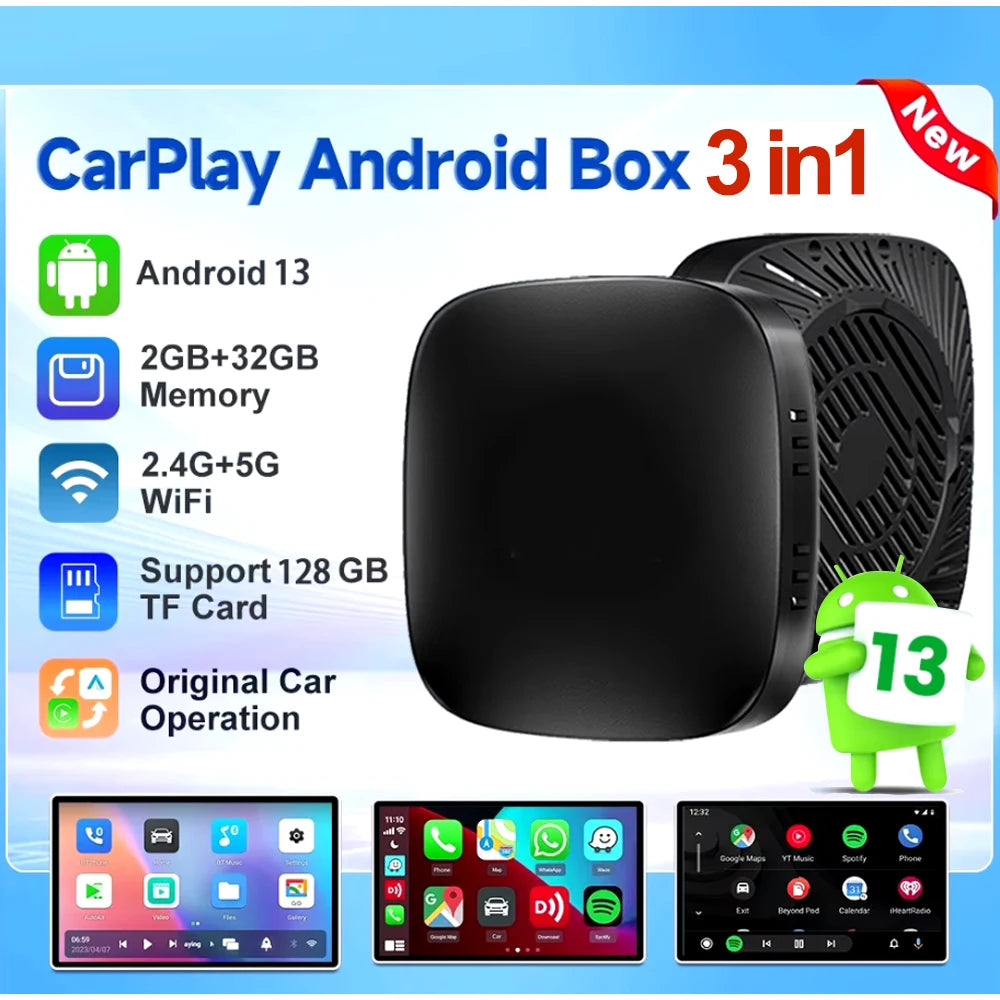 Android Car Multimedia System with Wireless CarPlay & Android Auto