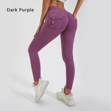High-Waist Women's Yoga Leggings – Stretchy Pocket Workout Pants for Fitness & Sports