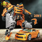 Transforming Robot Action Figure – Dual Mode Car & Robot Toy for Collectors & Kids
