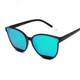 Nuevas gafas de sol de moda 2025: gafas de sol clásicas con espejo de metal vintage para mujer UV400