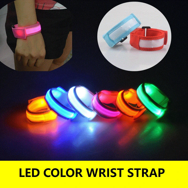 Correa para el brazo con luces LED intermitentes: luz de seguridad ajustable para corredores, ciclistas y actividades al aire libre Descripción del producto atractiva y optimizada para SEO: