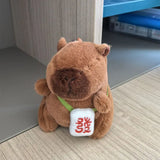 Capybara Plush Toy with Hoodie & Wings - Cute Stuffed Animal Keychain Gift