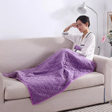 USB Heated Blanket – Portable, Cordless Bed Warmer for Winter Comfort (Crystal Velvet, 75x120cm)