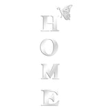 3D Acrylic DIY Mirror Wall Sticker – Stylish Home Décor with Inspirational Lettering