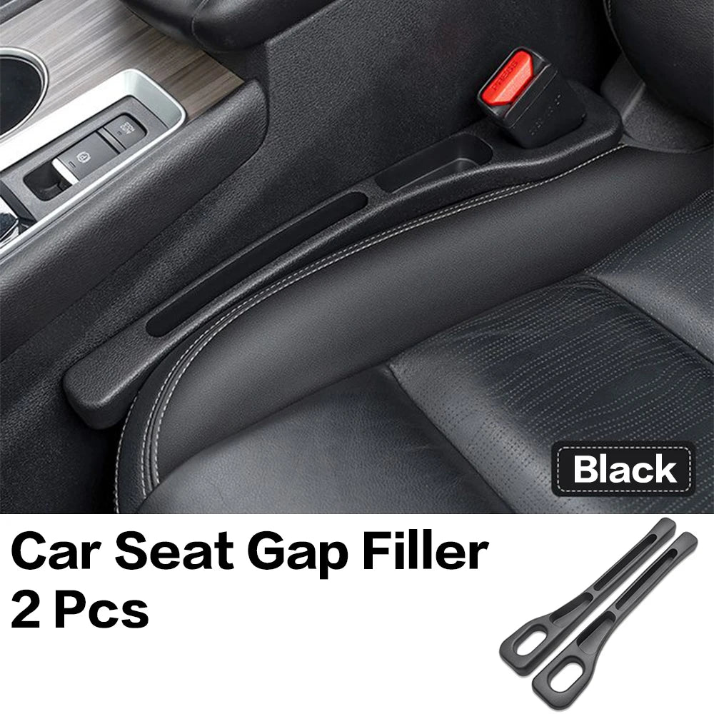 2 piezas de relleno para huecos de asientos de Tesla: organizador interior y almacenamiento de grietas para modelos X, S, 3, Y (2021-2025)