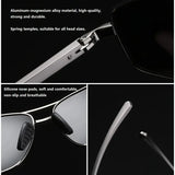 Men’s Polarized Sunglasses – UV400 Protection & Classic Rectangular Design
