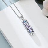Tree of Life Cremation Necklace - Memorial Jewelry for Ashes (Alloy Pendant Urn)