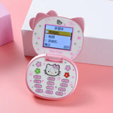 Sanrio Hello Kitty Flip Phone – Cute Mini Mobile Toy for Girls