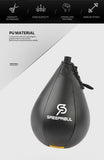 Boxing Speed Ball for Reflex, Coordination & Punch Training – PU Leather Speed Bag for Adults