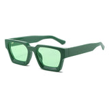 SHAUNA Retro Square Sunglasses – Trendy Tinted Shades for Men & Women