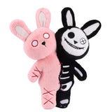 Halloween Double-Headed Skull Rabbit Plush - Spooky Cute Stuffed Animal Toy