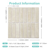 3D PVC Wall Tiles – Peel and Stick Self-Adhesive Decorative Tiles for Kitchen, Bathroom, and Living Room