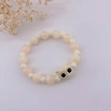 Glow-in-the-Dark Kitten Charm Bracelet for Women