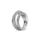 Elegant Unisex Zircon Silver Ring – Timeless Design for Daily Wear & Special Occasions