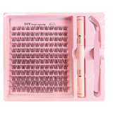DIY Lash Extension Kit with 200 Natural Cluster Lashes