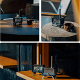Portable Stainless Steel Mini Firewood Stove for Camping and Aromatherapy