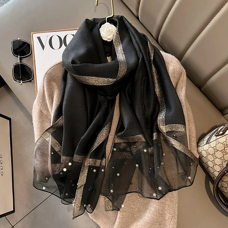 Women's Fashion Scarf and Shawl – Lightweight Polyester Wrap for All Seasons