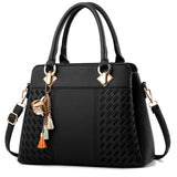 Chic PU Satchel Bag with Embroidery – Stylish & Versatile for Every Occasion