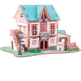 3D Wooden Windmill Puzzle - DIY Educational Building Toy for Kids & Adults