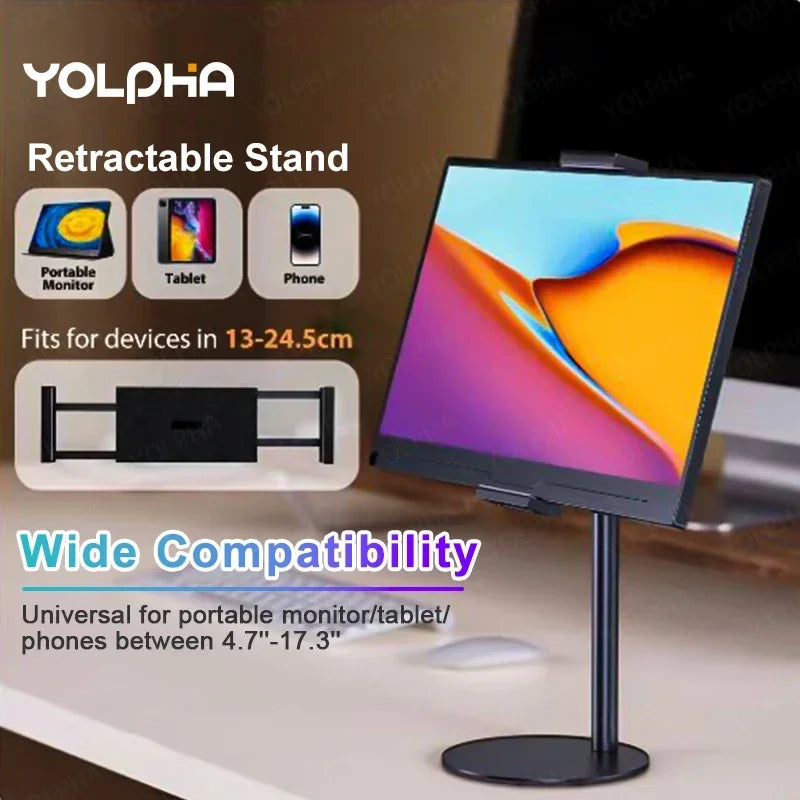 Soporte ajustable para tableta: diseño robusto, versátil y ergonómico