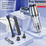 95000PA Cordless Car Vacuum Cleaner - Powerful Handheld Blower & Vacuum for Car & Home