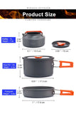 Juego de utensilios de cocina para acampar | Equipo de cocina para pícnic y senderismo al aire libre