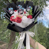 Hello Kitty Plush Bouquet - Sanrio Flower Doll Gift Set (35cm)