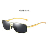Men’s Polarized Sunglasses – UV400 Protection & Classic Rectangular Design