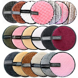 5-Pack Reusable Makeup Remover Pads – Microfiber & Sponge Cleansing Set for Face & Body