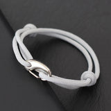Pulsera de cadena de acero inoxidable ajustable: elegante y duradera para hombres y mujeres