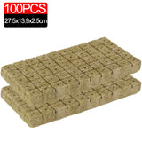 Rockwool Starter Plugs for Hydroponics - Seed Starter Cubes for Plant Propagation