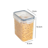 Contenedores herméticos para almacenar alimentos con tapa Organizador de despensa Dispensador de cereales Contenedores para cereales Caja de almacenamiento de alimentos Organizador de cocina